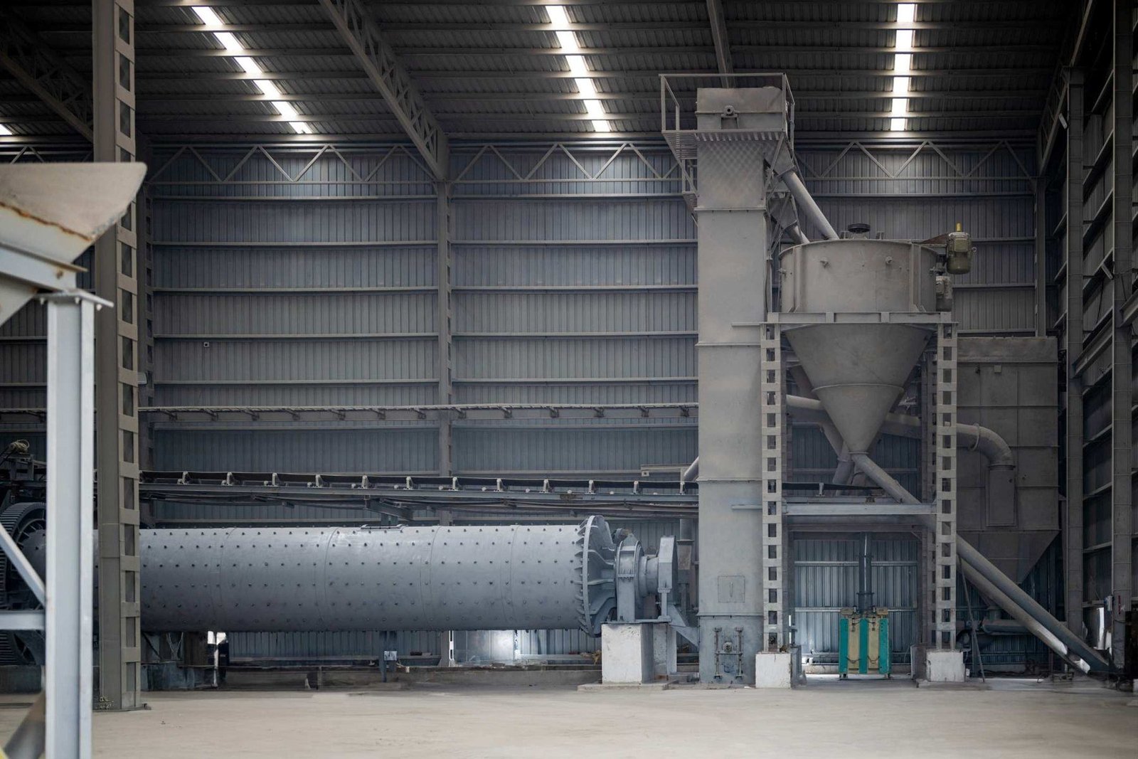 Processing hall at the Bagodara GGBS plant